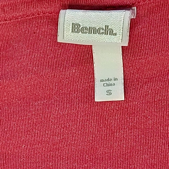 Bench Pink Lightweight Zippered Hoodie with Black Stars, Small - Picture 12 of 12